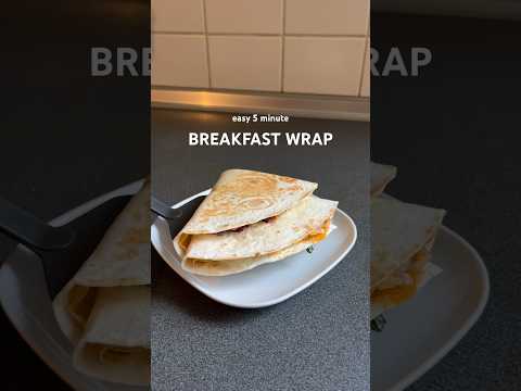 Crispy breakfast wrap 🌮✨ | #breakfastwrap #easyrecipe #healthybreakfast #foodtube