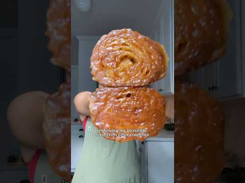 Crispy, crunchy honey croissants 🥐