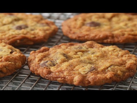 Crispy Oatmeal Cookies Recipe Demonstration – Joyofbaking.com
