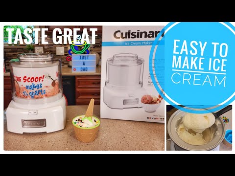 Cuisinart Ice Cream Maker Machine 1.5 Quart ICE-21 Review & How To Make Ice Cream