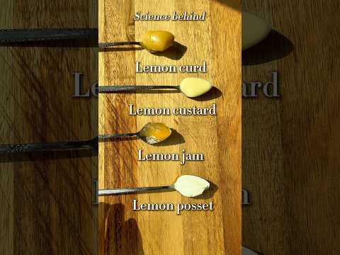 Curds, custards, possets oh my! Guide to the different lemon fillings + spreads #lemon #foodscience