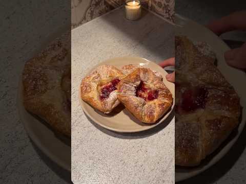 Custard Danish Pastry! 🥐💗