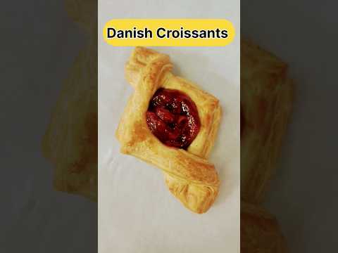 Danish Croissants shape #Danish #croissant #shorts