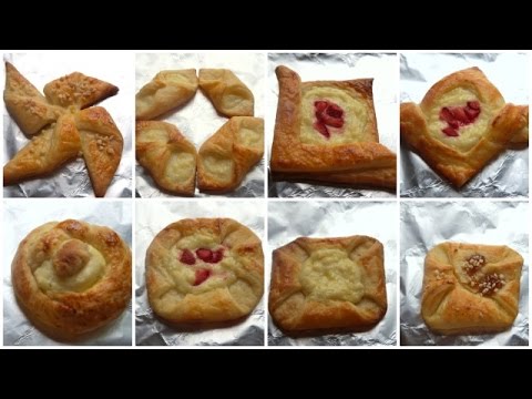 Danish Pastry Shapes – How to Shape Danish Pastries – Fatemahisokay