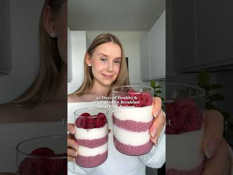 Day 7 of Healthy Breakfast Meal Prep Recipes🩷 #highprotein #easyrecipes #mealprep