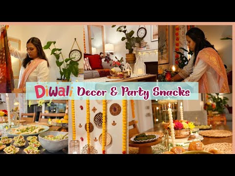 Decorating Home for Diwali and Party Snacks – Quick and easy with Meal Prep