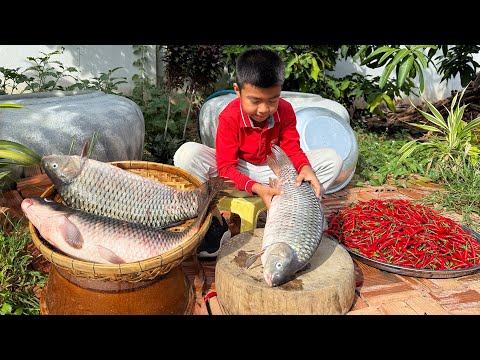 Delicious River fishes cooking with country style – Yummy fish recipes – Chef Seyhak