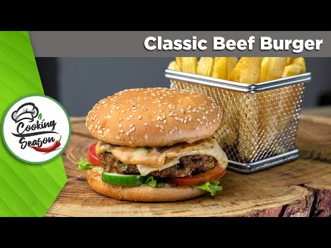 Delicious spicy beef burger recipe