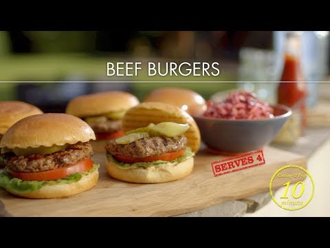 Deliciously easy beef burgers – Classic Mary Berry – BBC