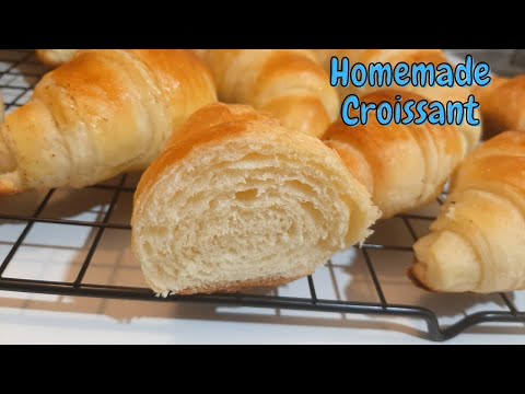 Detailed Homemade Croissant Recipe | How To Make Easy Croissant From Scratch | Step By Step