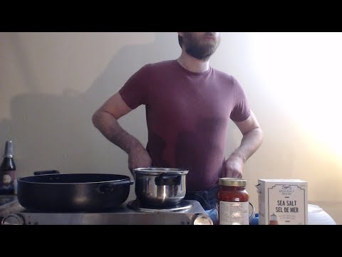 Dinner with MegaHarv: Spaghetti with "Secret Sauce"