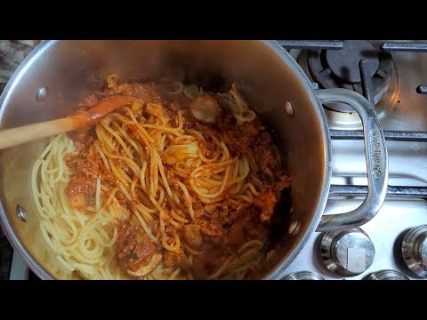 Do THIS with spaghetti and meat sauce for the work week #recipe