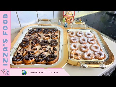 Donut Recipe By izzas food  Homemade doughnuts – How to make easy Chocolate Donuts | doughnut recipe