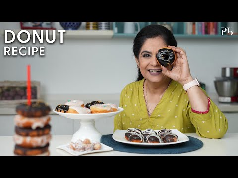 Donut Recipe I Glazed Donuts I Custard Cream Doughnuts I Pankaj Bhadouria