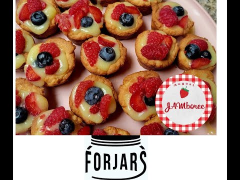 Easiest Lemon Curd Fruit Tarts! Delicious Recipe! #food #recipe  #lemon