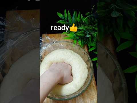 Easy and fluffy donut recipe episode 1 🍩❤️ #shorts #ytshorts #donuts