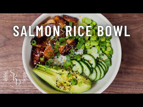 Easy And Healthy Salmon Rice Bowl You Need To Try
