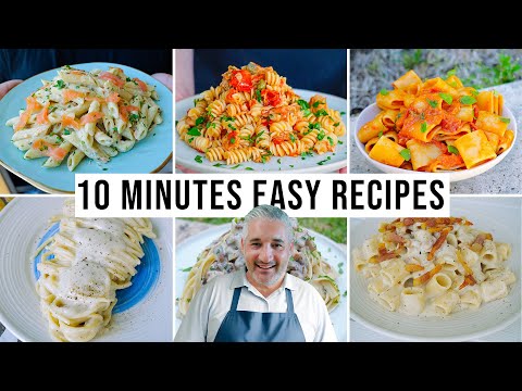 Easy & Authentic Italian Pastas in 10 minutes!