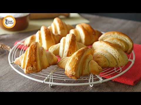 Easy Bread Croissant Recipe By Food Fusion