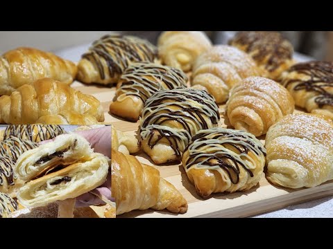 Easy Croissant Recipe | Soft and flaky Croissants|super tasty and delicious| Bake N Roll