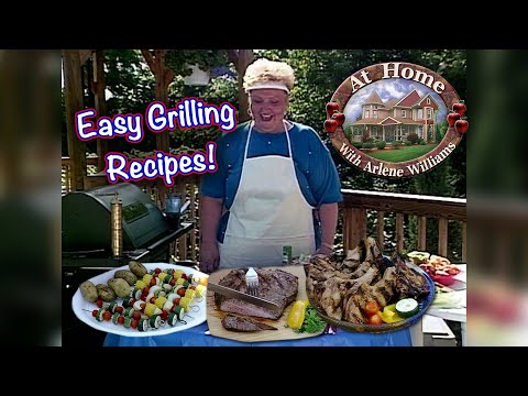 Easy Grilling Recipes: Flank Steak, Pork Chops, Shrimp Kebabs, and More!