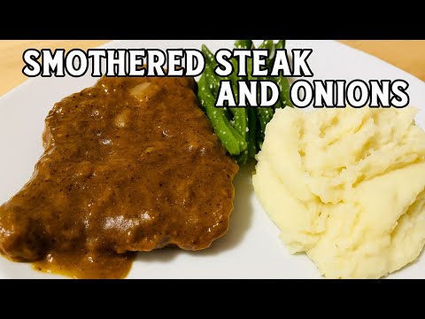 Easy Homemade Southern Smothered Steak and Onions | Comfort Food Classic