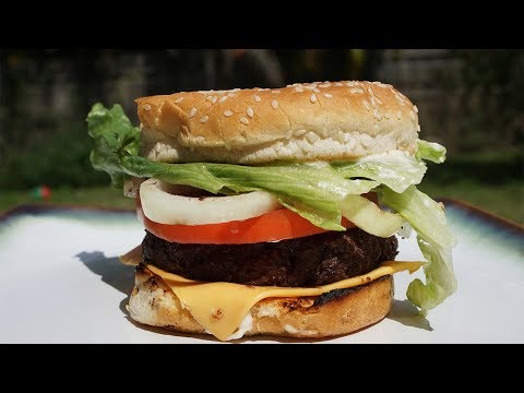 Easy & JUICY Homemade Burger Recipe|How To Make Homemade Burger At Home