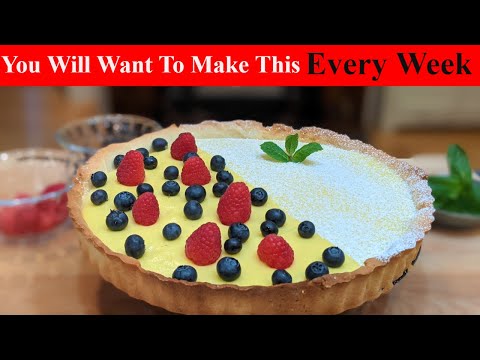 Easy Lemon Tart Recipe with Almond Crust Recipe