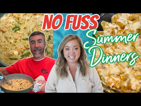 EASY NO FUSS SUMMER DINNERS | MUST TRY CHICKEN DINNER RECIPES | COOK WITH US