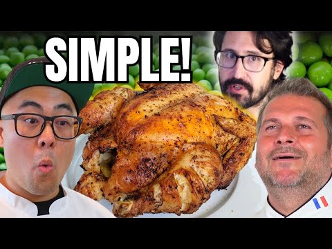 Easy & PERFECT Roast Chicken Dinner | Pro Chef Reacts to @aragusea