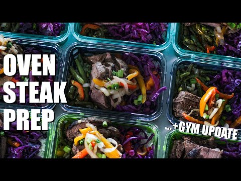 Easy Steak Meal Prep and Boxing Gym Updates