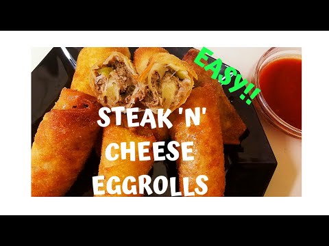 Easy Steak n Cheese Eggrolls