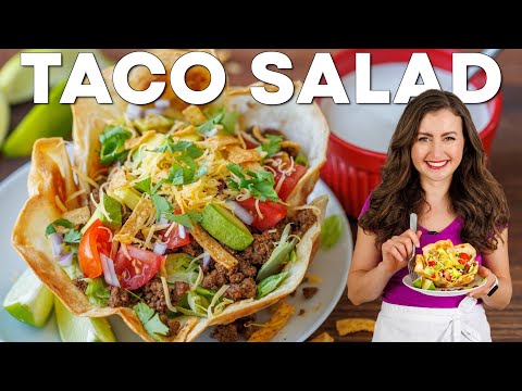 Easy Taco Salad Bowls Recipe: Crispy, Fresh, and Delicious!