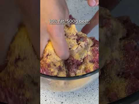 Easy to make juicy gourmet burger 🍔✨