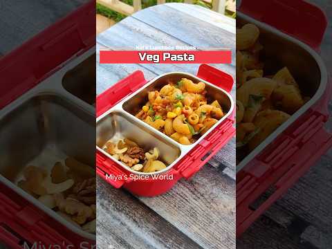 Easy Veg Pasta Recipe | Kids Lunchbox Recipe #shorts #food #recipe