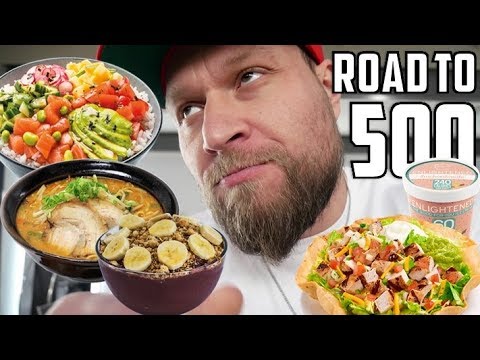 Eating On The Road – Sushi, Ramen Noodles, Poke Bowls, Acai, Salads & More | Road to 500 Ep. 7