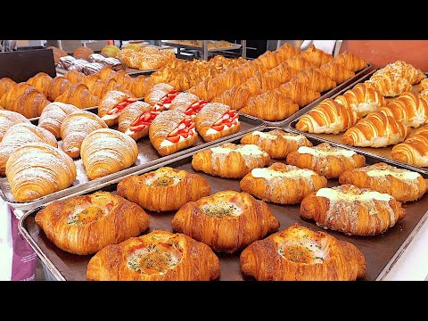 매일 굽는 11가지 크로와상! 대구 빵지순례에 빠질수 없는 크루아상 핫플레이스 / Making 11 kinds of croissants – Korean street food