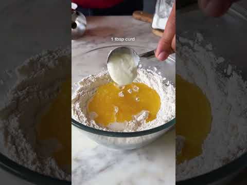 * EGGLESS & NO YEAST* DONUT RECIPE | HOW TO MAKE DONUT AT HOME #shorts