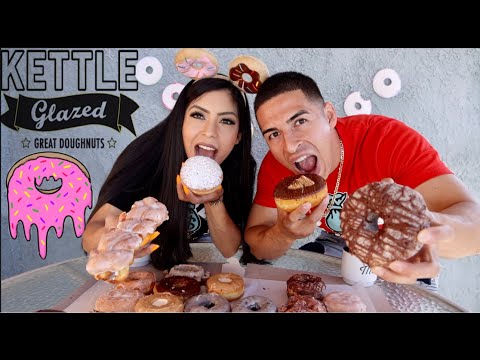 Epic Cheat Day | Kettle Glazed Donut Mukbang