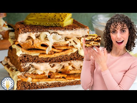 EPIC Vegan Reuben with Tofu Shaved Meat