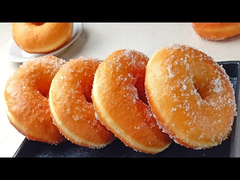 Extremely Soft and Fluffy Homemade Donut Recipe – EASY donuts recipe