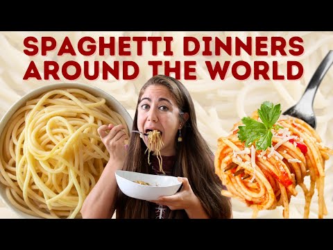 🍝5 Spaghetti Dinners From Around the World