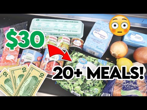 🚨 EXTREME BUDGET VEGETARIAN MEALS 💵 5 DINNERS FOR UNDER $30 🍴 CHEAP FAMILY MEALS @Jen-Chapin