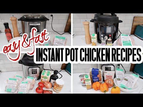 Fast & Easy Chicken Instant Pot Dinners | Frugal Fit Mom Cook with Me