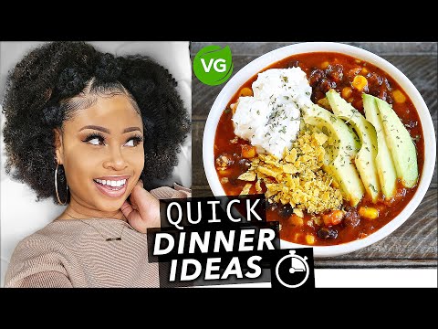 FIRE🔥 15-MINUTE VEGAN DINNER IDEAS! [super easy]