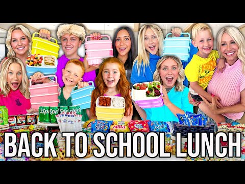 FIRST DAY OF SCHOOL LUNCH for my 10 KiDS!! 🍎 BACK TO SCHOOL 2024!