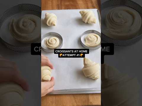 FIRST TIME making homemade croissants π₯ using Claire Saffitzβ recipe!