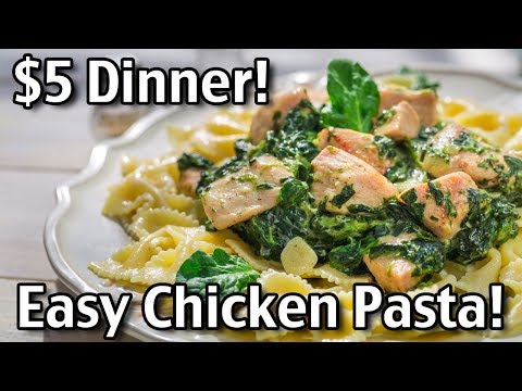 Five Dollar Dinners – Easy Chicken Pasta!