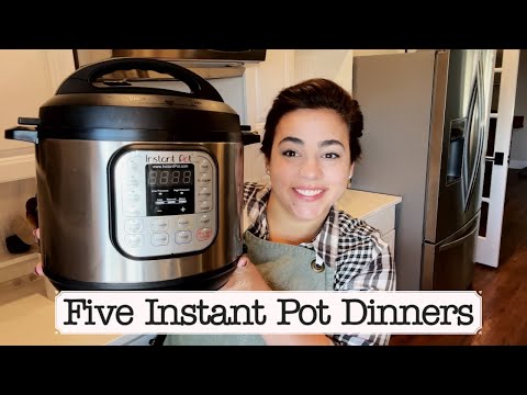 Five Incredible 30 Minute Dinners with the Help of the Instant Pot!
