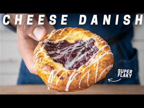FLAKY HOMEMADE CHEESE DANISH (Beginner Friendly)